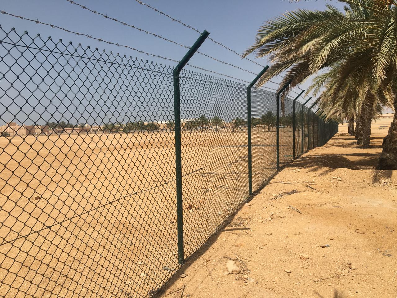 Green PVC Chainlink Fence