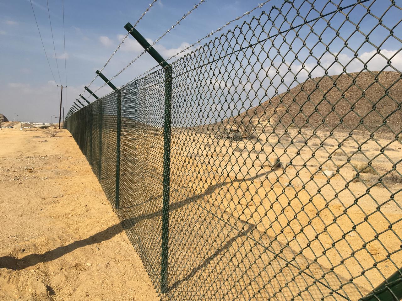 Green PVC Chainlink Fence