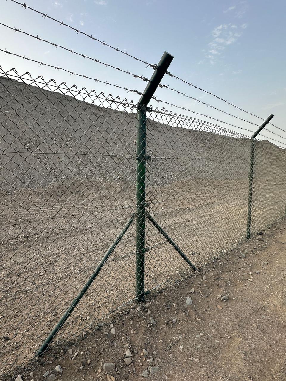 Green PVC Chainlink Fence