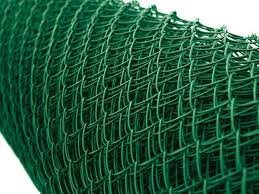 PVC coated chainlink fence installation